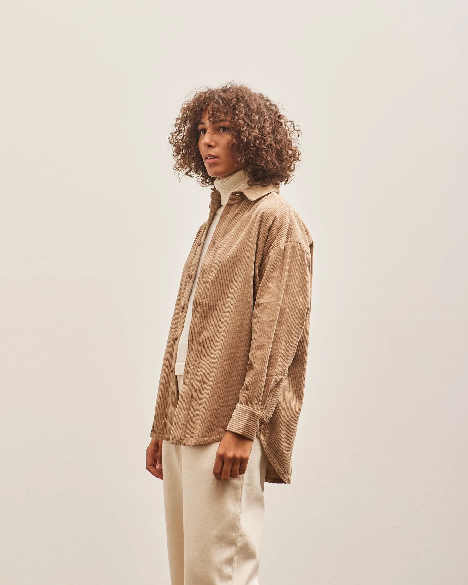 7115 Corduroy Dolman Shirt, Tobacco