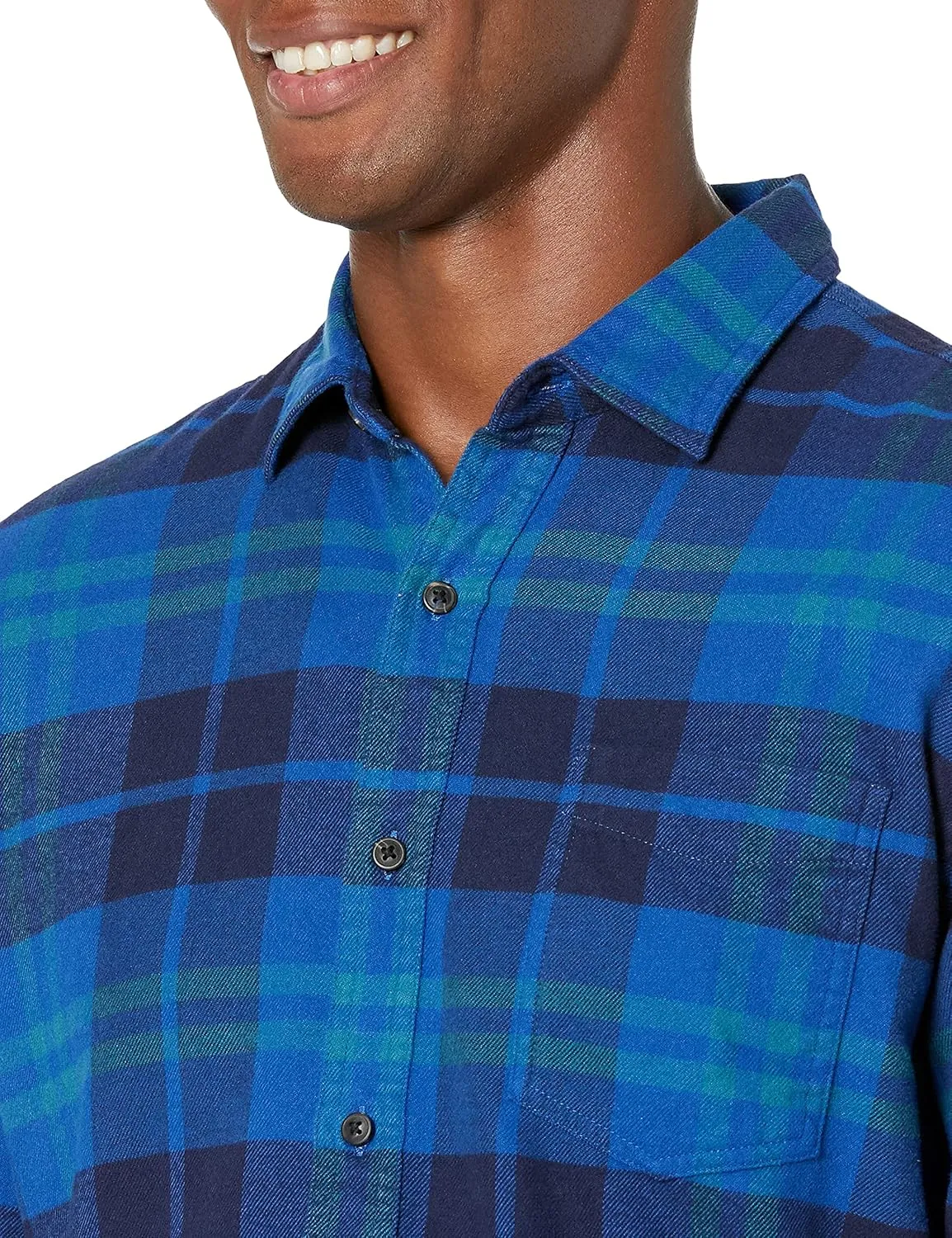 Amazon Essentials Men's Long-Sleeve Flannel Shirt (Available in Big & Tall)