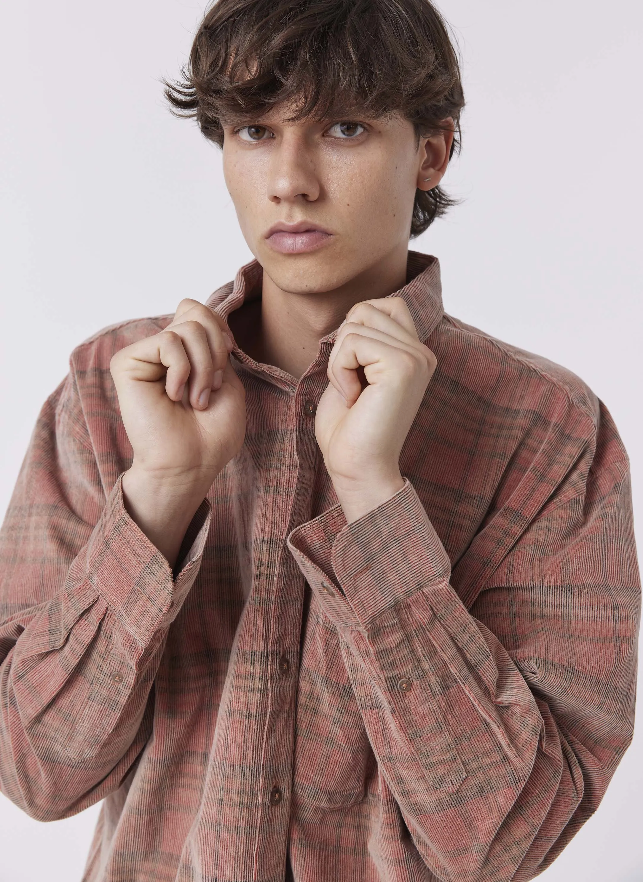 Cabin 2.0 Shirt Red Corduroy Plaid