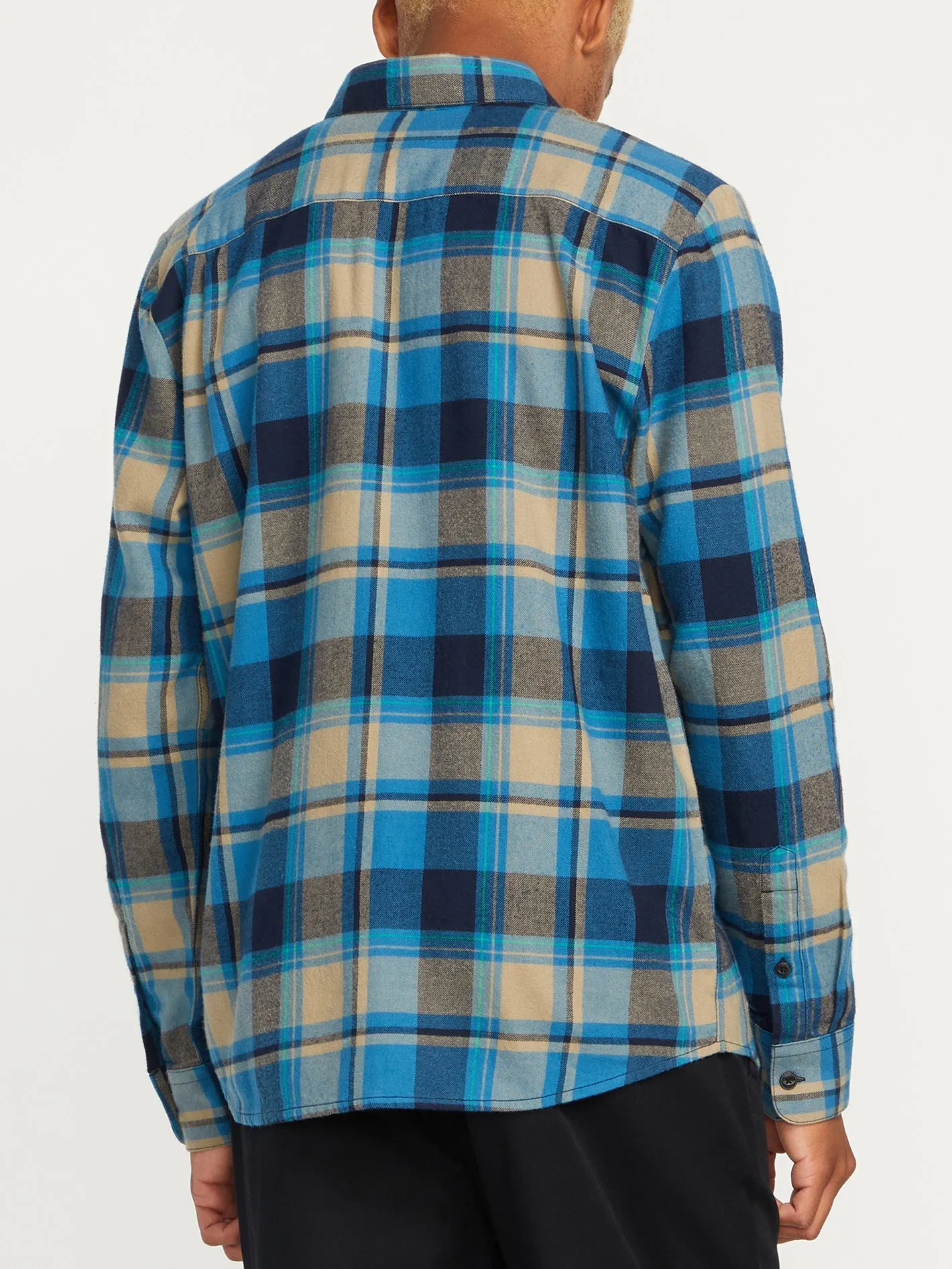 Caden Plaid Long Sleeve Shirt - Navy