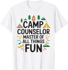 Camper Camping Outdoor Nature Lover Camp Counselor T-Shirt