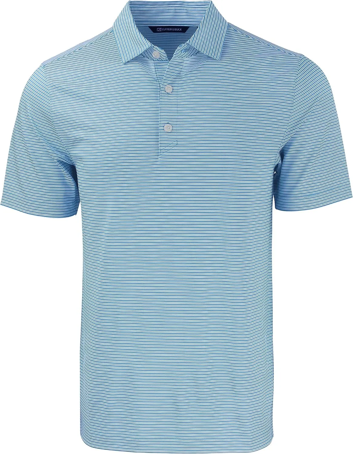 Cutter & Buck Forge Eco Double Stripe Stretch Recycled Mens Polo