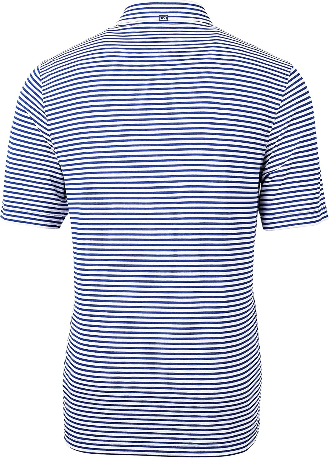 Cutter & Buck Short Sleeve Virtue Eco Pique Stripe Recycled Mens Big and Tall Polo