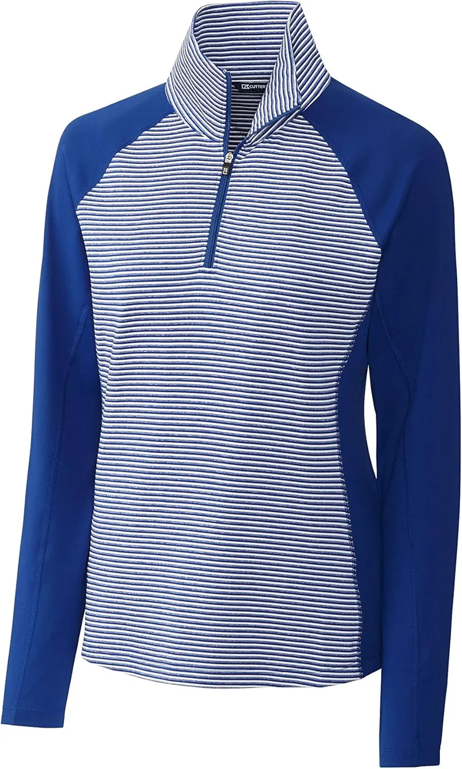 Cutter & Buck Women's Forge Tonal Stripe Half Zip