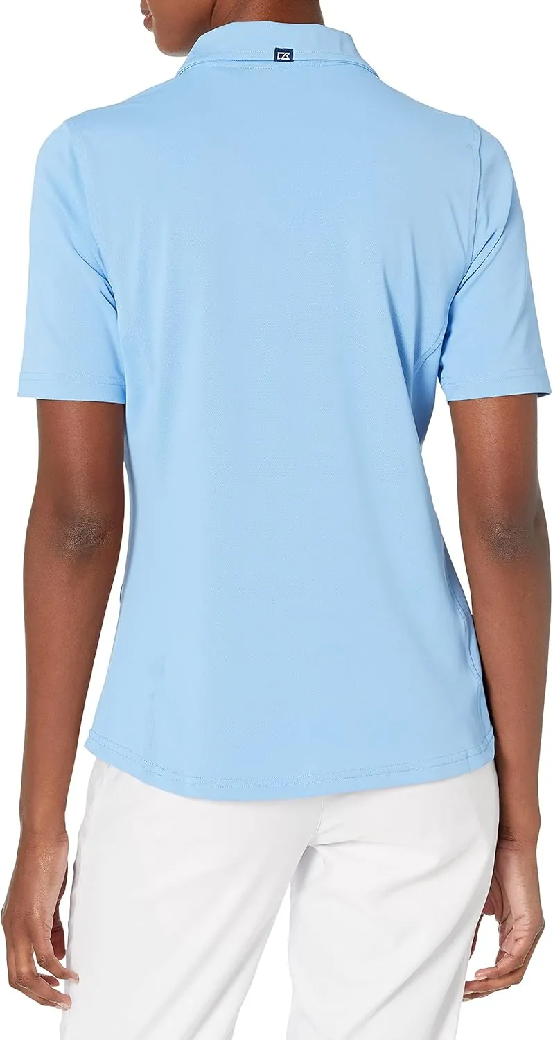 Cutter & Buck Women's Short Sleeve Virtue Eco Pique Recycled Polo Shirt