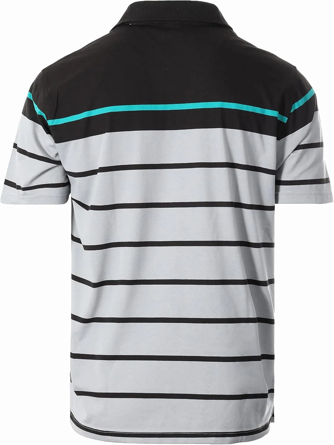 Gioberti Mens Single Stripe Polo Shirt with Pocket