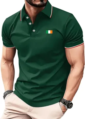 Golf Shirts for Men,Mens Polo Shirt Short Sleeve Moisture Wicking Polo Shirts for Men