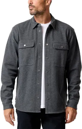 INTO THE AM Men's Sierra Shirt Jacket S - 4XL Twill Casual Fall Fashion Long Sleeve Button Up
