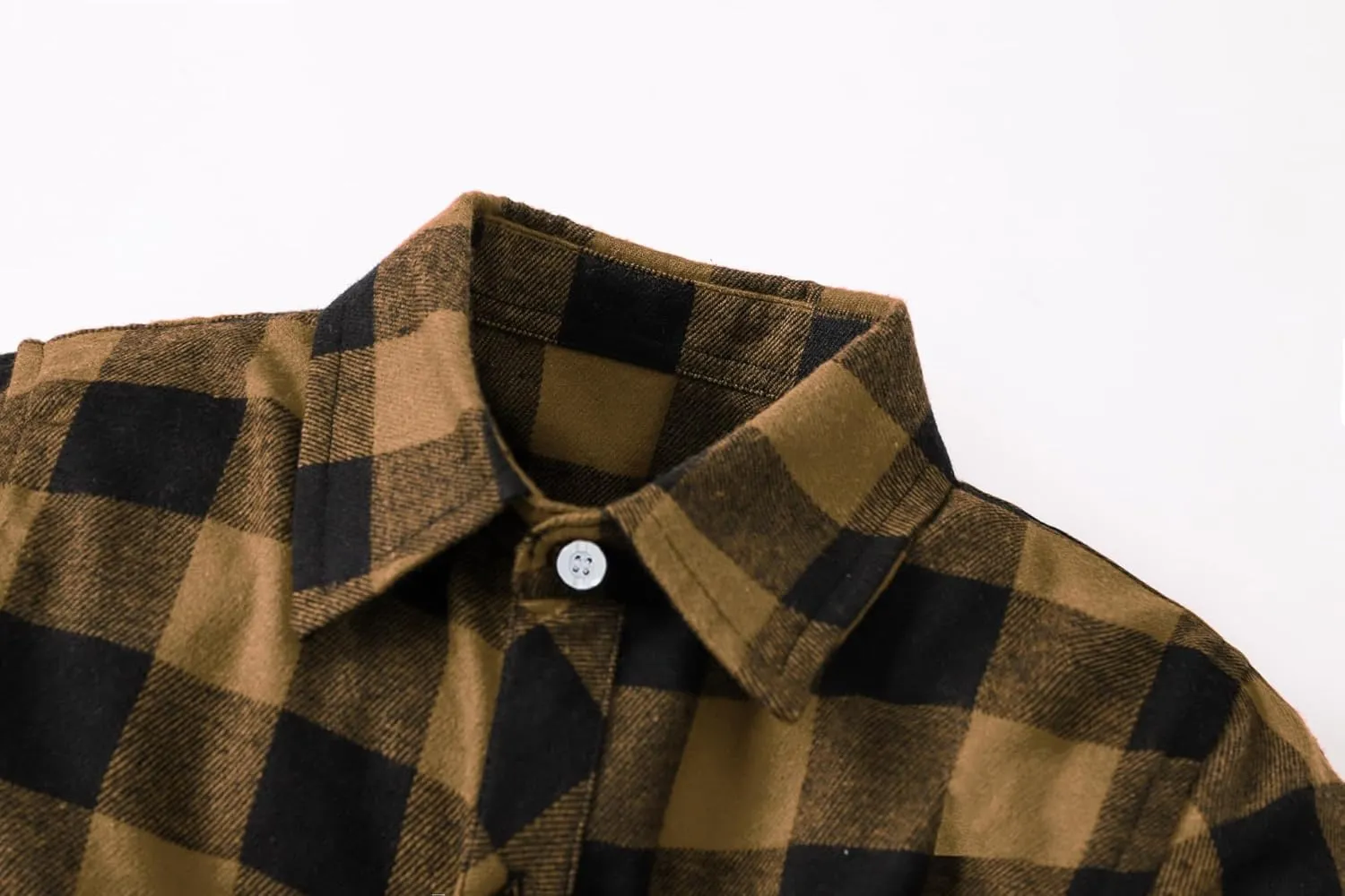 SANGTREE Mens & Boys Plaid Shirt Long Sleeve Button Down Flannel Shirts, US 3 Months - Adult 9XL
