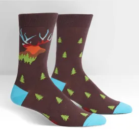 Sock It To Me Men's Crew Socks - Horn to be Wild