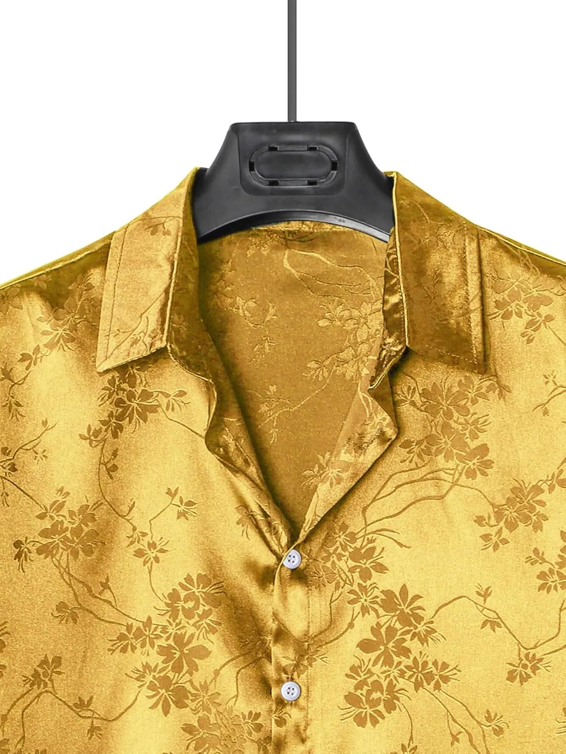 SOLY HUX Men's Short Sleeve Button Down Shirts Casual Dress Going Out Camp Tops